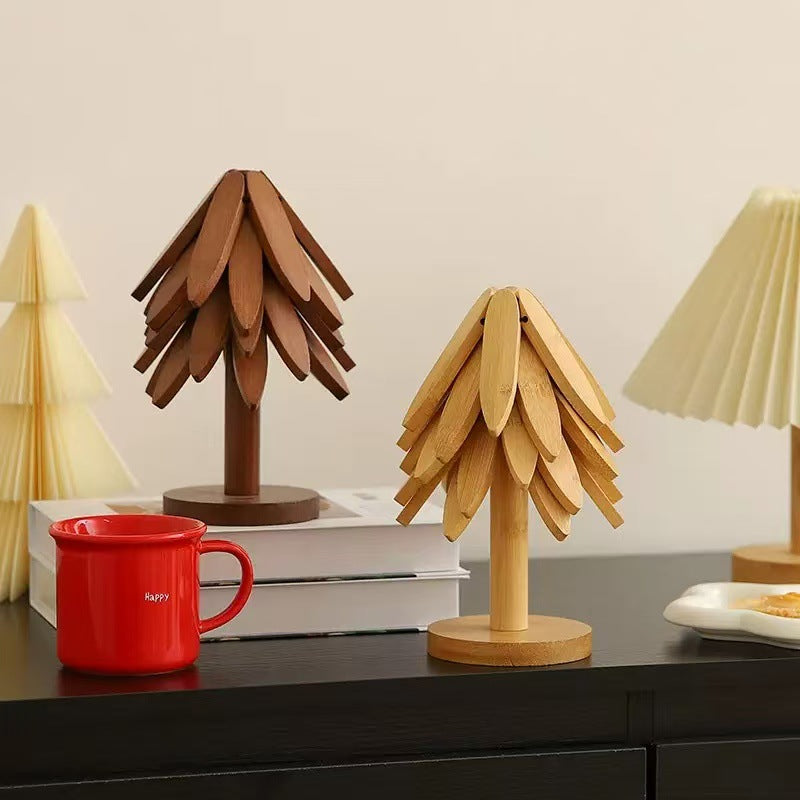 Evergreen Bamboo Trivet Set