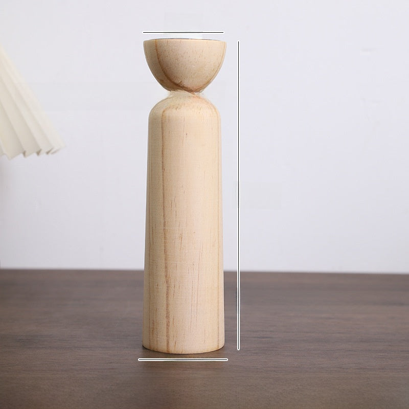 Alderwood Candle Holders